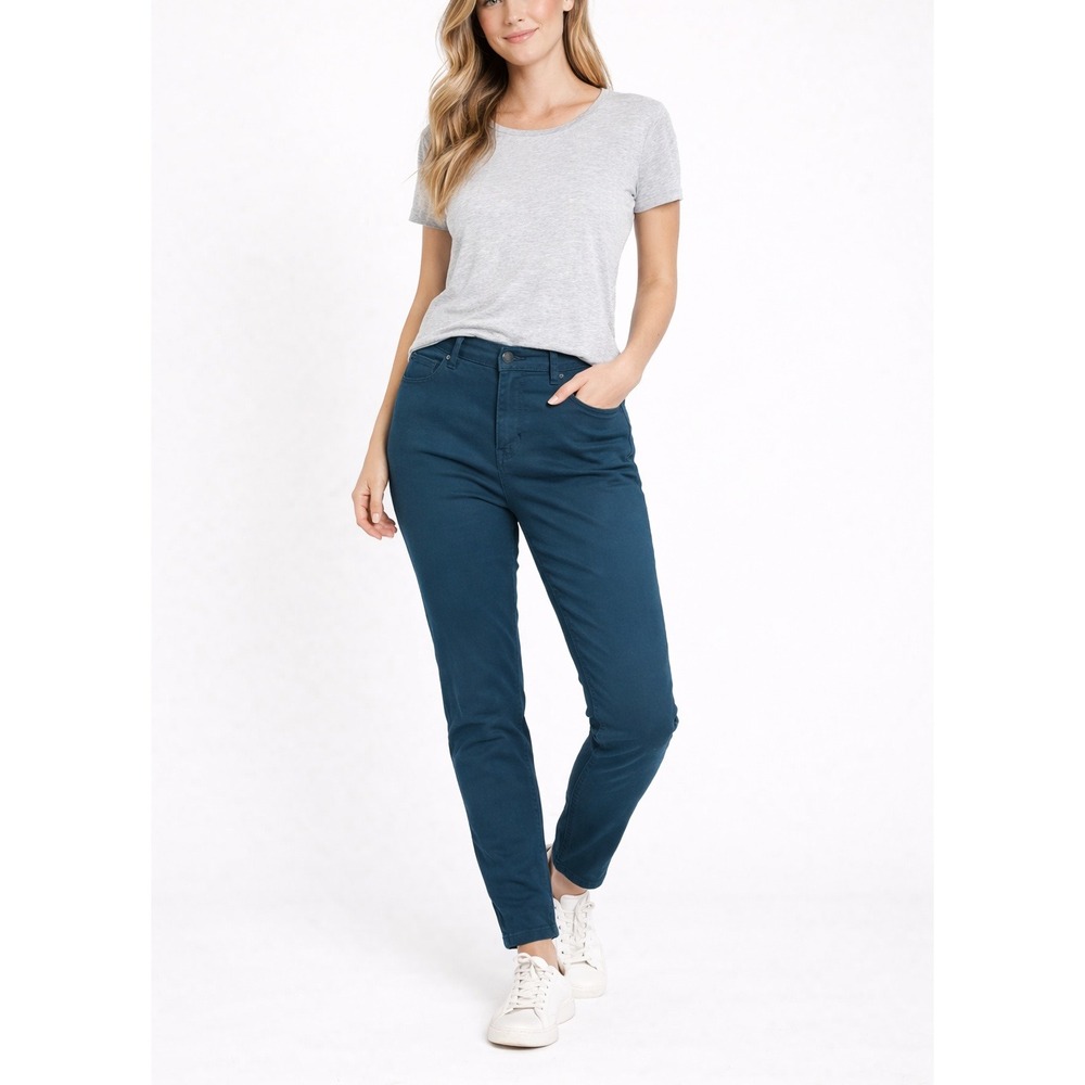 Curve Appeal Women's Blue Wing Teal Minimalist‎ Jeggings NWT Size 6/28
